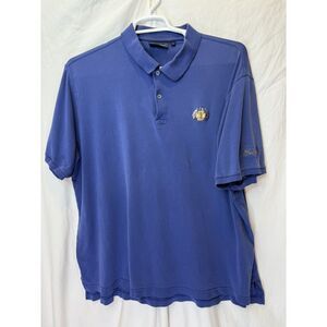 Bobby Jones Players Collection‎ XXL Navy Blue Longsleeve Polo Sea Island Golf